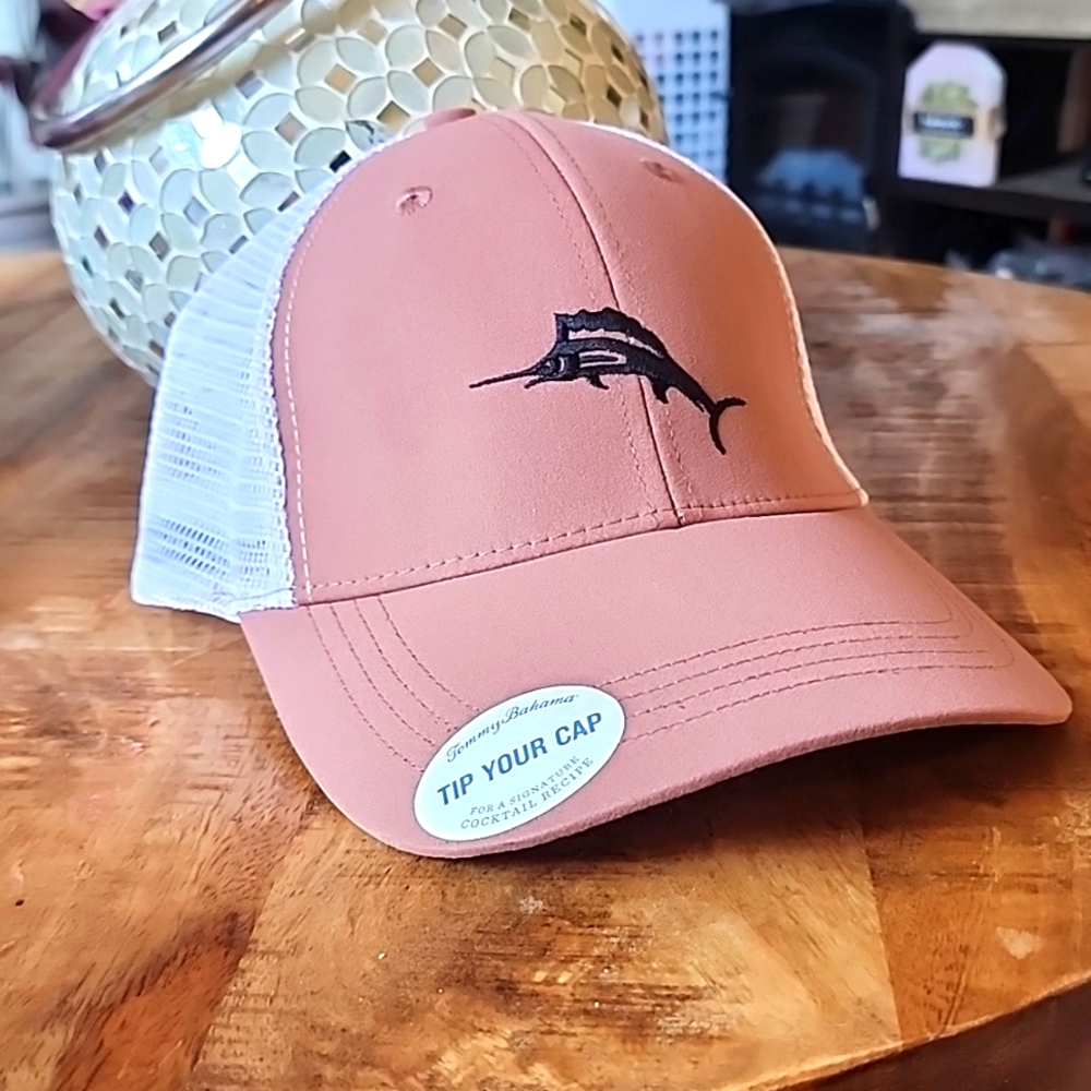 Tommy Bahama Tip Your Cap Mesh Snapback Hat Baja Margarita Cocktail Truckers NWT